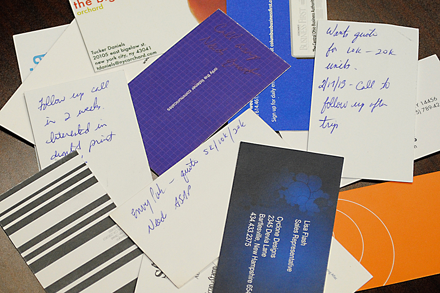 How To Tame Your Unruly Business Card Collection