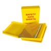 Safety Data Sheet Binder - 1.5 Inch Capacity with Metal Rings