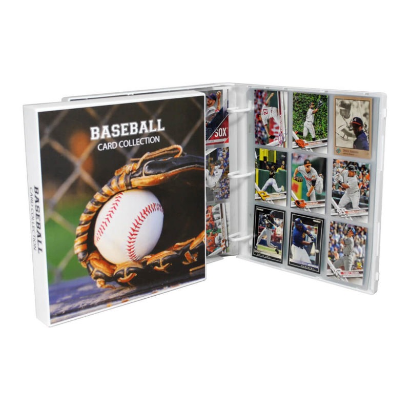 Baseball Card Binder - Holds 180 Cards - Complete With 10 Pages Baseball Card Binder - Holds 180 Cards - Complete With 10 Pages