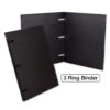 0.5 inch 3-Ring Binder Without Clear Overlay – Made in USA