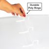 1.0 Clear Binder Poly Rings 1 Inch binder