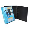 1.5 Black Binder Open2 1.5 inch binder