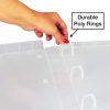 1.5 Clear Binder Poly Rings 1.5 inch binder