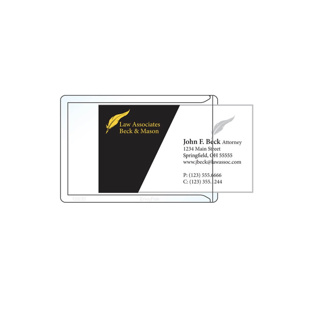 adhesive business card pockets 3 1