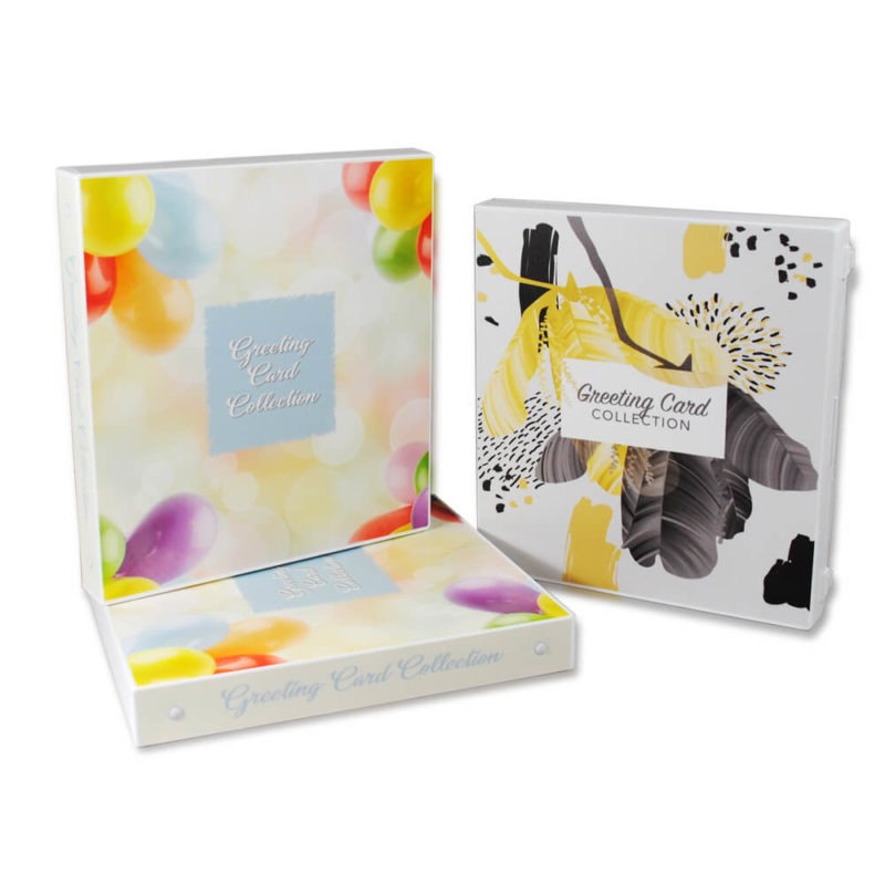 greeting card binder Amazon.com: greeting card organizer binder and birthday card holder  book,christmas card photo album,binder for greeting cards with  sleeves,Suitable for 5x7in, 4x6in, 3x5in cards holds 120 cards (black) :  Home & Kitchen