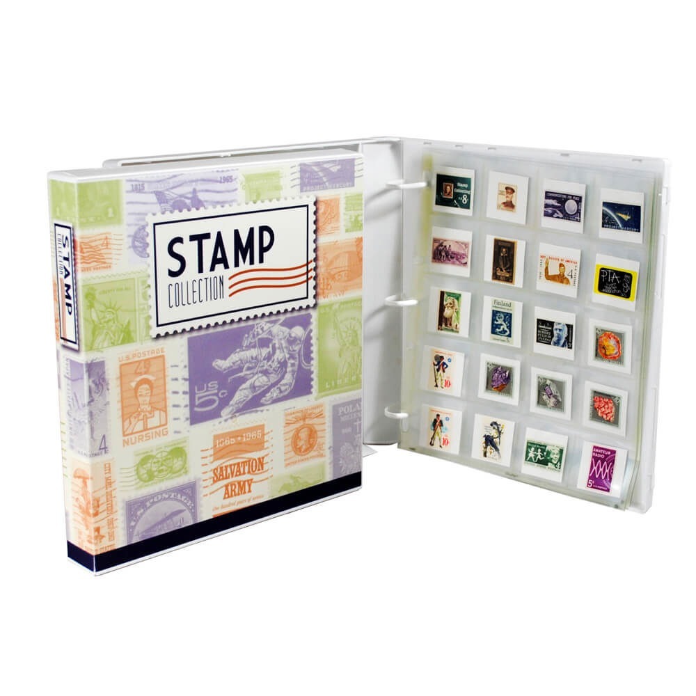 stamp collection album
