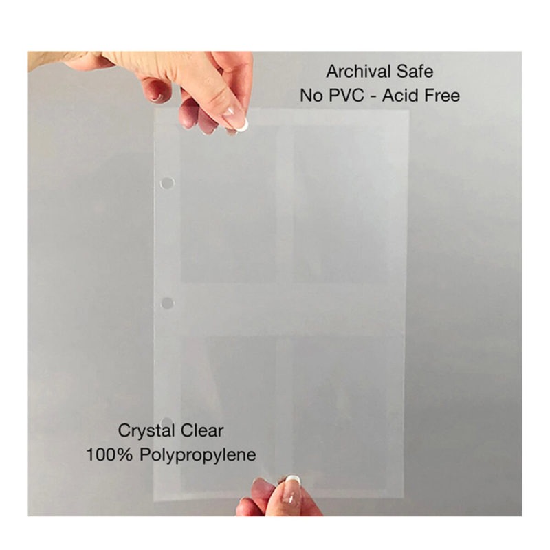 Protector Sheets Pockets 4 Pocket Sheet Protectors | 3.5
