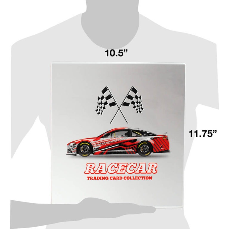 NASCAR Themed Trading Cards Storage Kit - Includes 20 Card Pages And ...