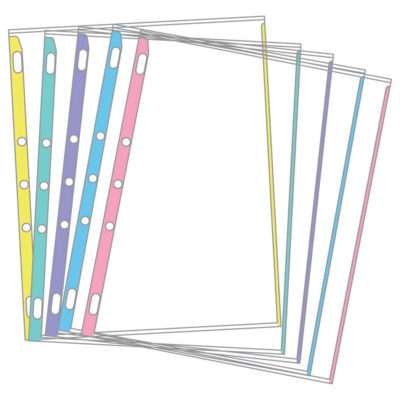colored sheet protectors