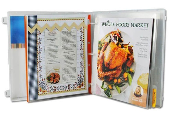 How to create a recipe binder keepsake with family recipes