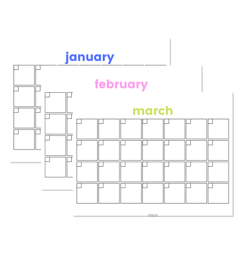Student Class Schedule Printables - Standard Student Class Schedule Printables