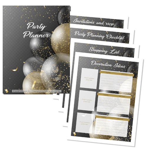 Party Planner Printables
