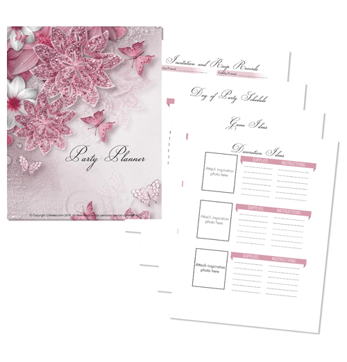 Party Planner Printables