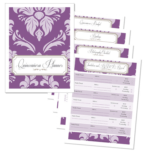 Quinceanera Printables