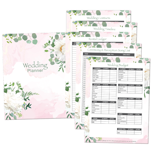 Wedding Planner Binder