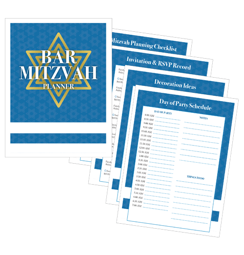 Bar Mitzvah Printables – Standard - UniKeep.com