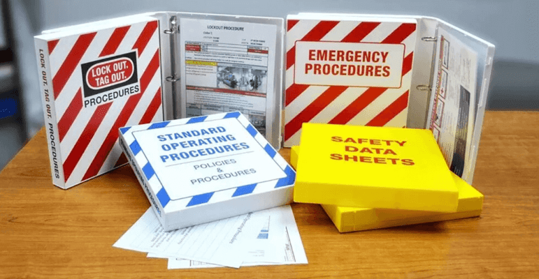 Safety Binders-Safety Data Sheet Binders-3 Ring Capacity SDS Binder