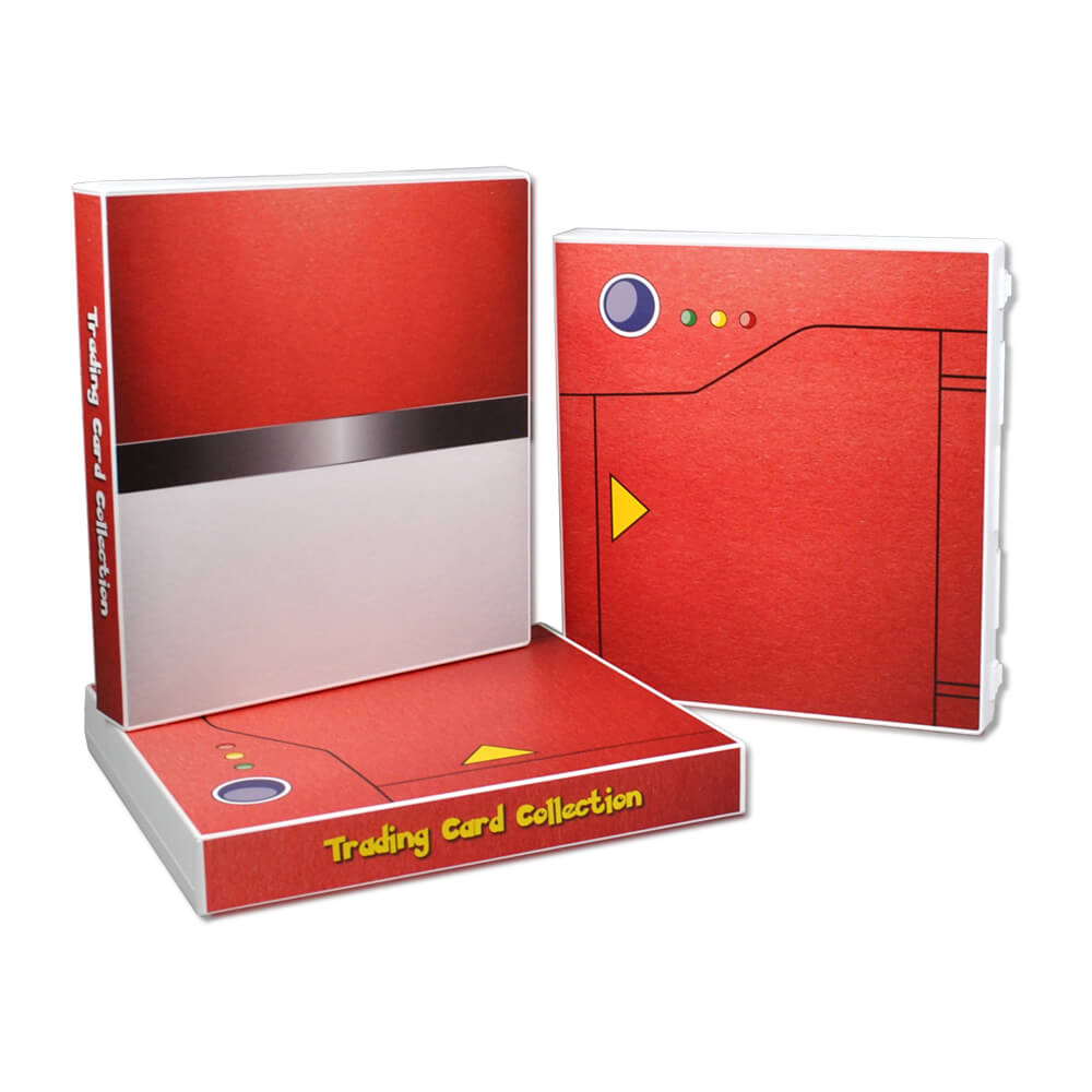 Two Pokedex Binders on display